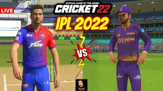 IPL 2022 DC vs KKR - Cricket 22 Live - RtxVivek | Later Stumble Guys