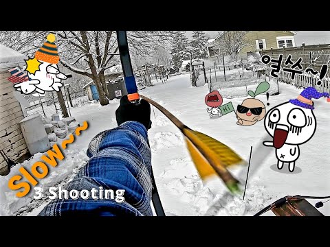 Korean Traditional Bow & Longbow - Slow Motion