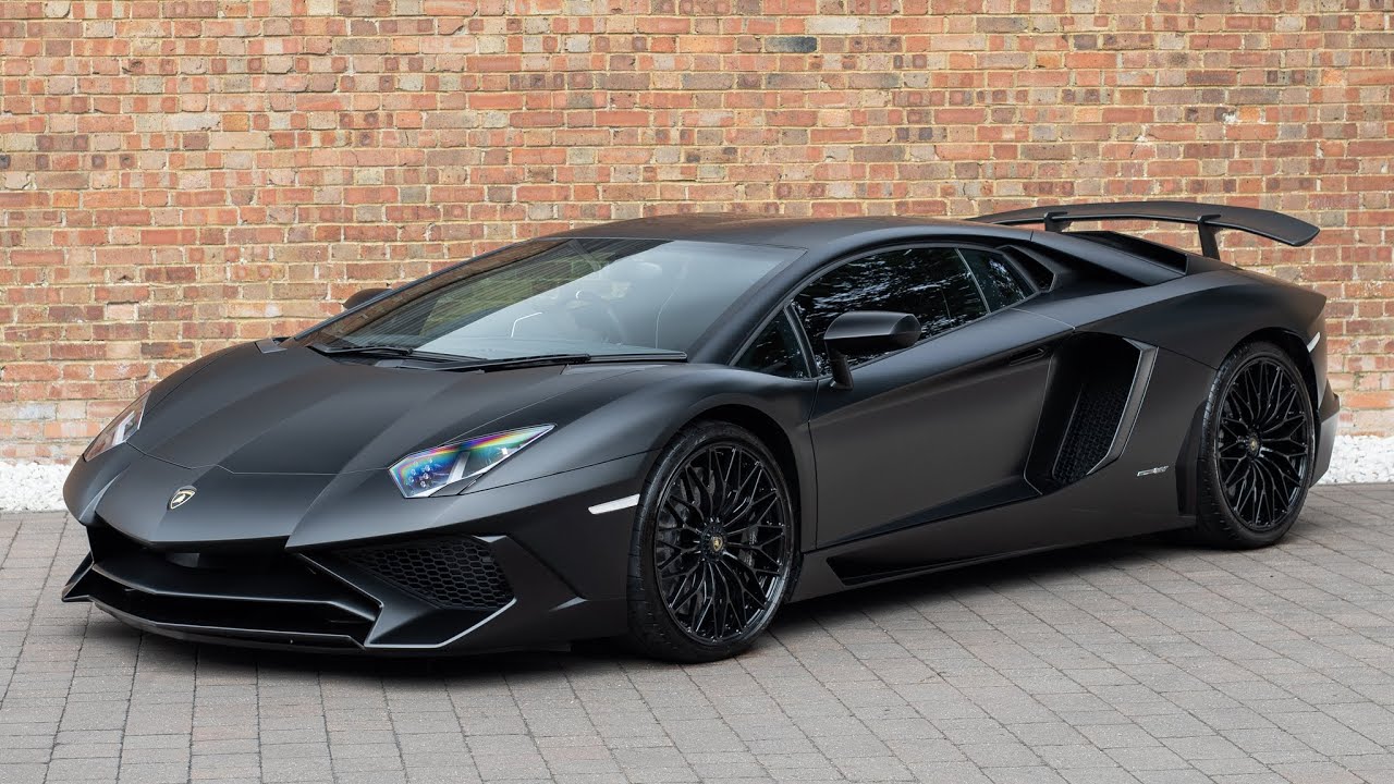2017 Used Lamborghini Aventador Lp 750 4 Superveloce Nero Aldebaran Matt Ppf