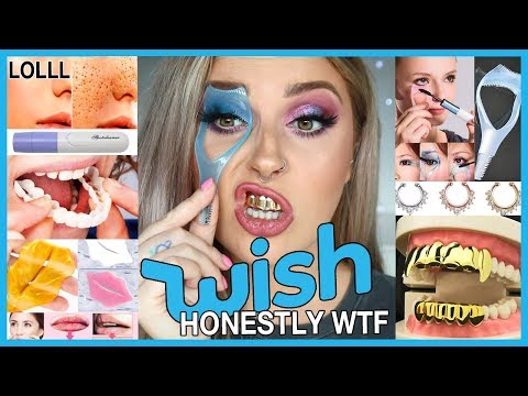 TRYING WISH GADGETS 🤔 Gold Teeth, Pore Vaccum & More! Video