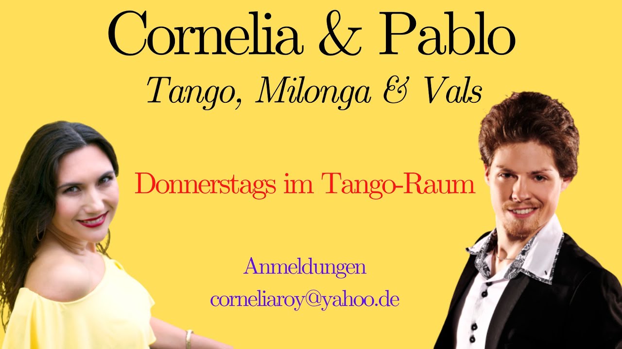 Clase de milonga; Ochos, Adornos, Pablo Fernández Gómez & Cornelia Roy; Tango argentino