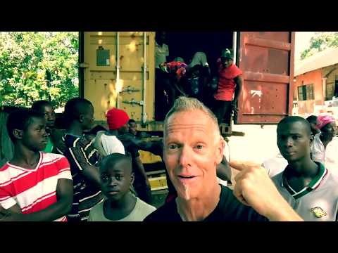 The Container has arrived in Kamabai, Sierra Leone