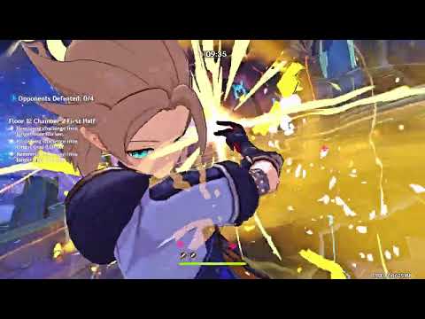 Klee with Albedo onii-chan in Spiral Abyss