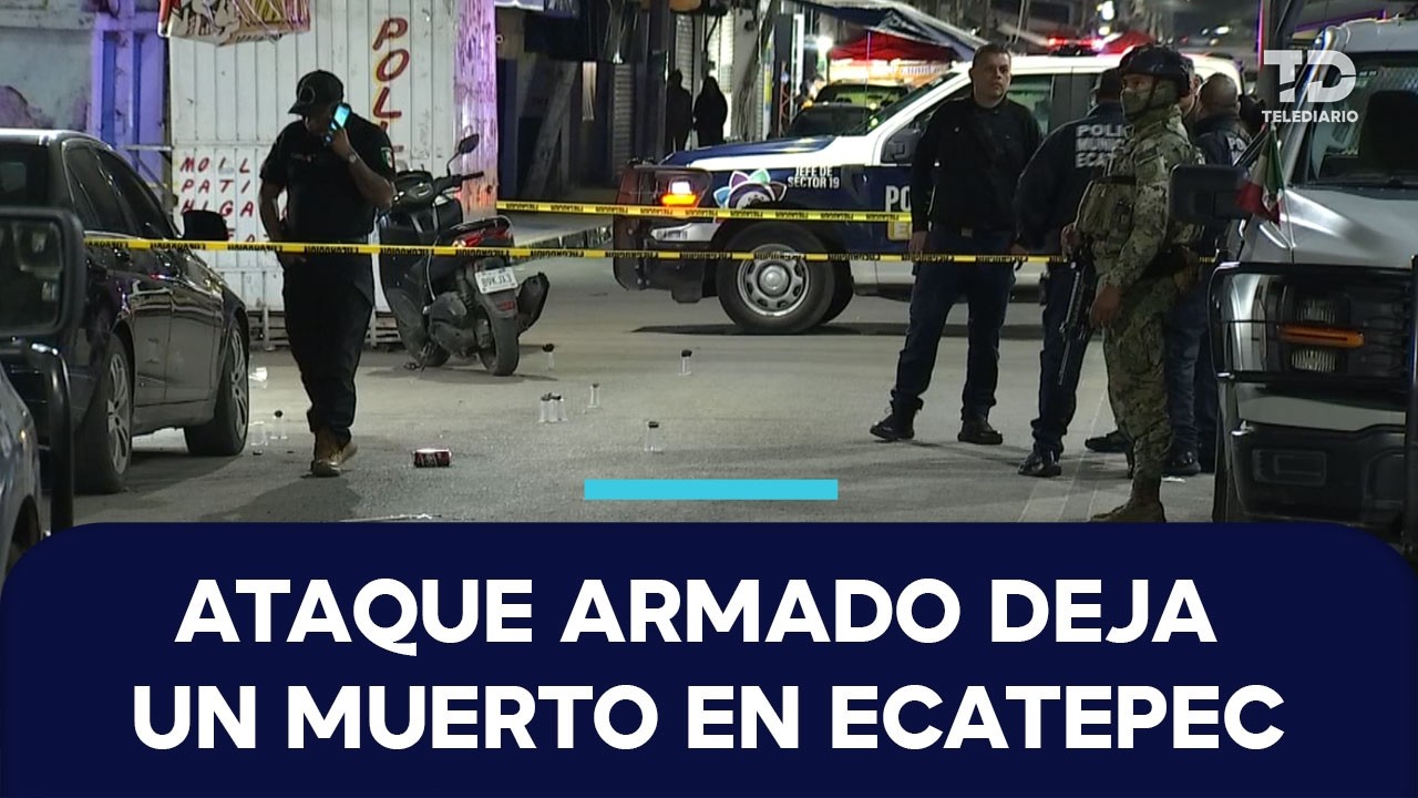 ¡Al menos 20 balazos! Matan a joven durante balacera en la colonia San Agustín, en Ecatepec