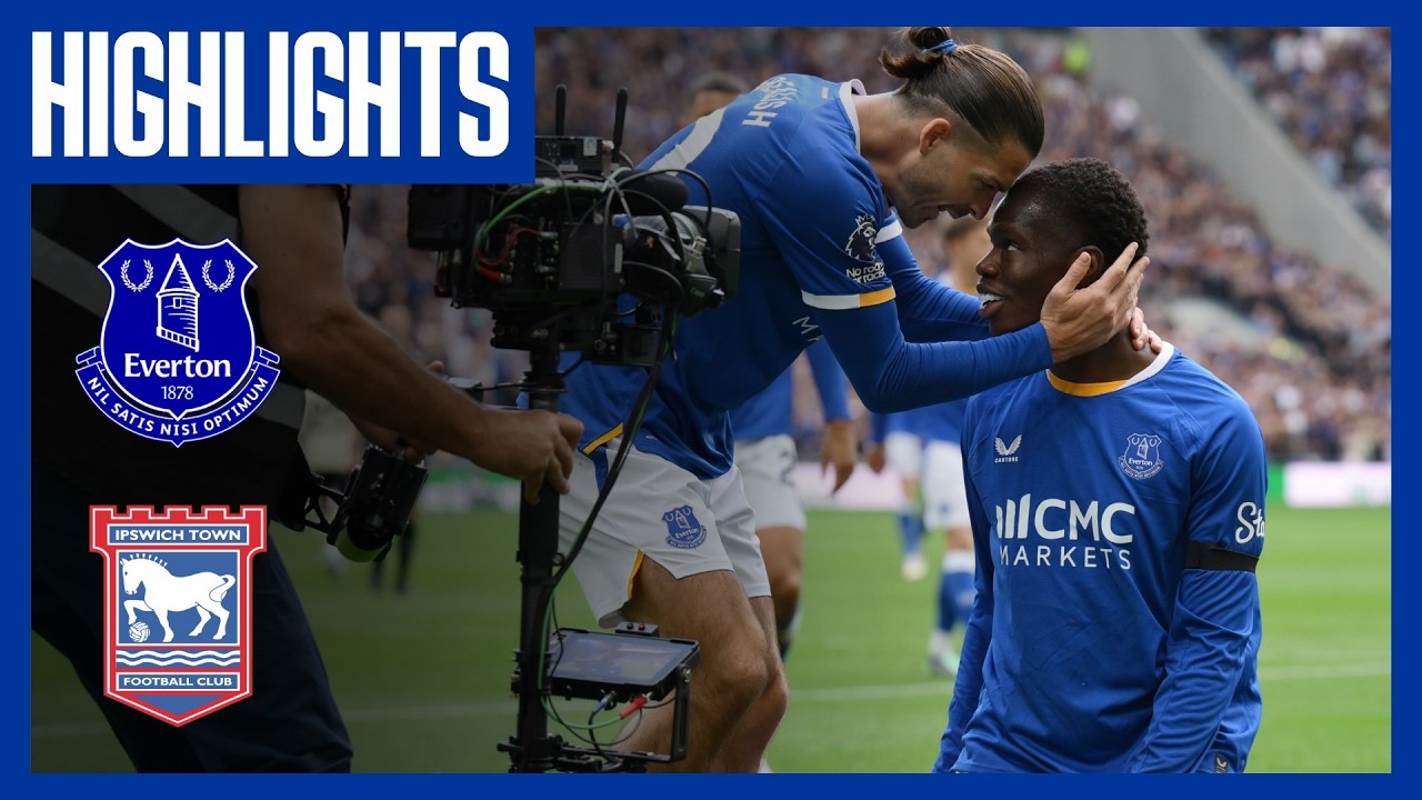 Everton FC 1 - 0 Ipswich Town FC highlights