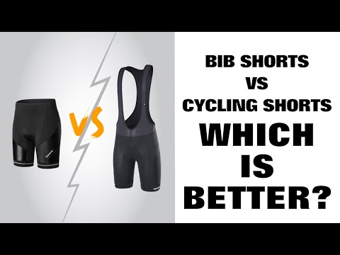 What's the difference between cycling bib short and  waist shorts?