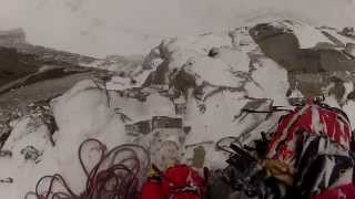 preview picture of video 'Boks Peak (4240 m) - New Route (5B - TD+/ED), Ala Archa Winter Ascent'