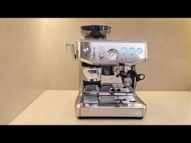 Vídeo relacionado con Sage - The Barista Express - Cafetera Profesional con Espumador de Leche Manual y Molinillo Integrado - Microespuma Personalizable - Acero Inoxidable, Jarra con Control de Temperatura