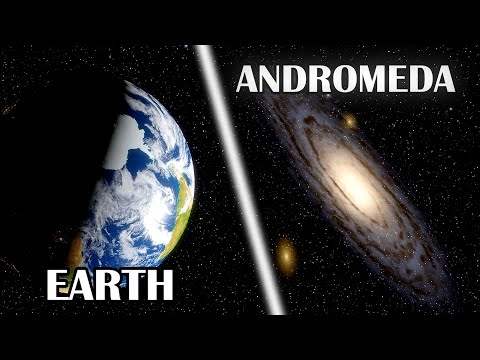 Flying From Earth To The Andromeda Galaxy