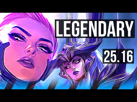 KAYLE vs SYNDRA (MID) | 10/1/8, Legendary | EUW Master | 25.16