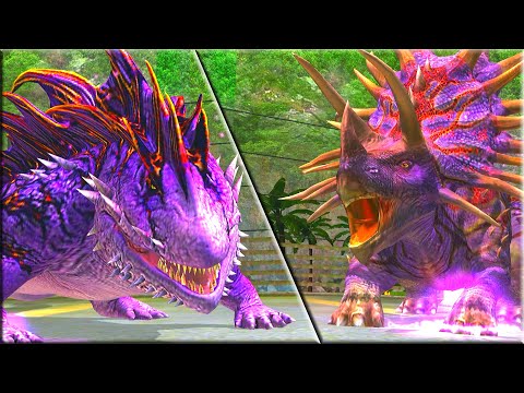 SALAMANDER 16 VS JUGGERNAUT 32 | JURASSIC WORLD THE GAME