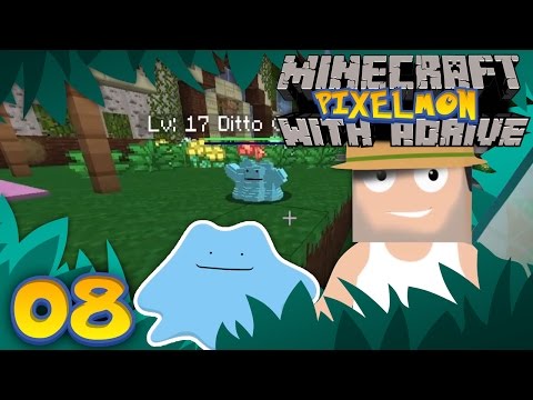 OMG! SUPER RARE SHINY DITTO!! Minecraft PIXELMON with aDrive! Ep08 - PocketPixels Red Let's Play!