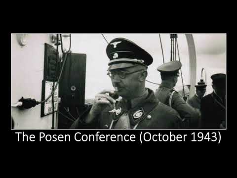 The Posen Conference, (4-6 October 1943)
