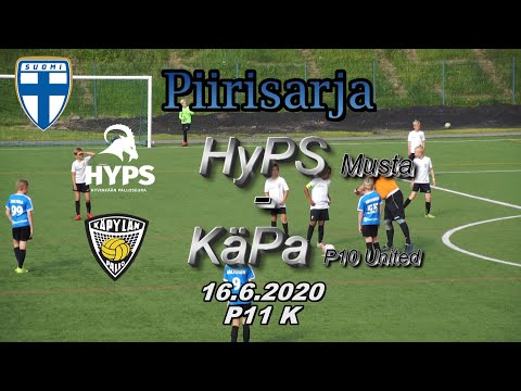 Piirisarja P11 K HyPS Musta - Käpa P10 United 16.6.2020