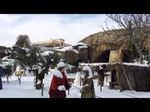 Il presepe di Crispiano innevato (31/12/2014)