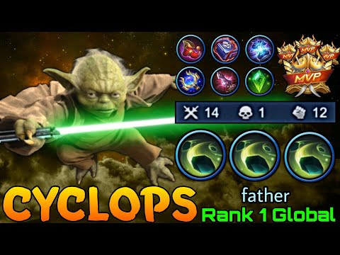 MVP Build Cyclops NonStop Ganking Monster! - Top 1 Global Cyclops by father - Mobile Legends
