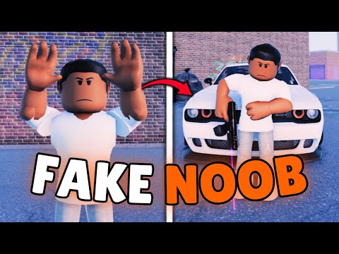 I acted like a NOOB then pulled out GUNS in South Bronx The Trenches Roblox!