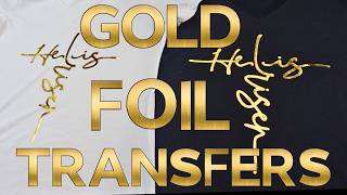 How To Make GOLD FOIL DTF Transfers with the xTool Apparel Printer| EASY MONEY MAKER!