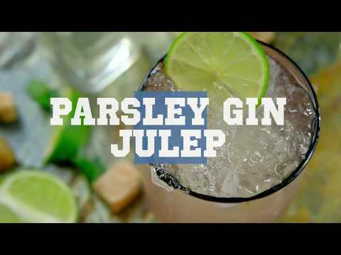 Parsley Gin Julep - Cocktailrezept mit Gin & Petersilie