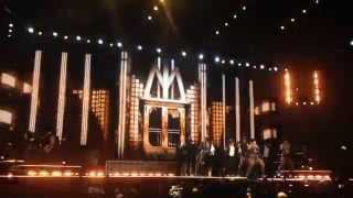 Madonna - Music & Spanish Lesson & Get Stupid (live) Barcelona Rebel Heart tour