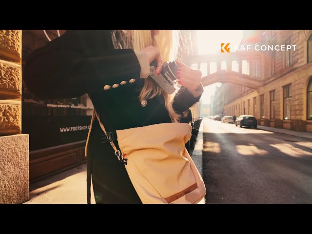 Vídeo relacionado con K&F CONCEPT Bolsa Funda Cámara Réflex Impermeable Pequeño Estuche Crossbody para cámara de Hombro con Correa Ajustable DSLR/SLR/Mirrorless Compact Photography Bags-Negro