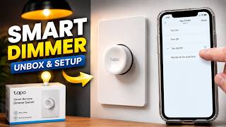 Tapo Smart Remote Dimmer Switch Unboxing and Setup (S200D)