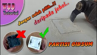 Download lagu cara  pasang stop kontak inbow khusus partisi gypsum drywall mp3