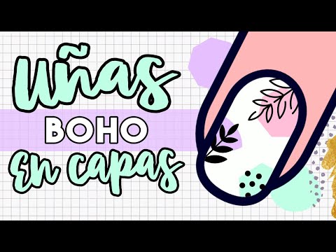 ¡TODA AL AZAR! · UÑAS BOHO EN CAPAS 🌿