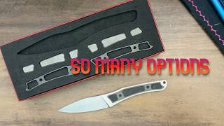 A very unique take on how to do a pocket fixed blade the Cavol Quetzacolti