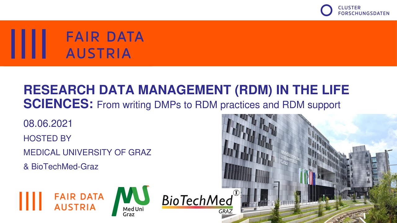 Research Data Management in the Life Sciences: From Writing DMPs to Lab Practices to RDM Support
