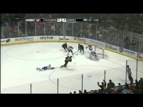 Tyler Myers OT Game Winning Goal : Montreal Canadiens v Buffalo Sabres : March 12 2012