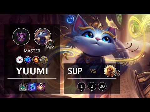 Yuumi Support vs Leona - KR Master Patch 11.21