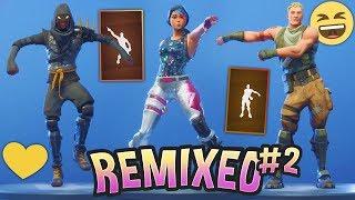 Fortnite Dances BUT They Are Remixed..! (Part 2)