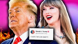 TRUMP vs TAYLOR SWIFT: que surto foi esse?
