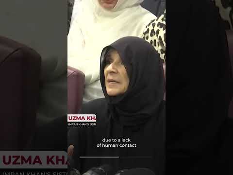 Sister of ex-Pakistan PM Khan says he is being tortured in jail | #AJ shorts