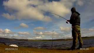 preview picture of video 'Derwent Reservoir Fishing 2014'