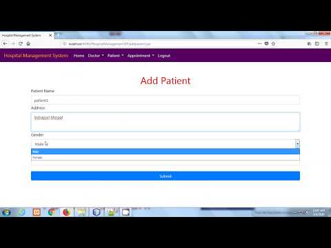 Hospital Management Project JSP MYSQL | Part 17 By Pankaj Panjwani