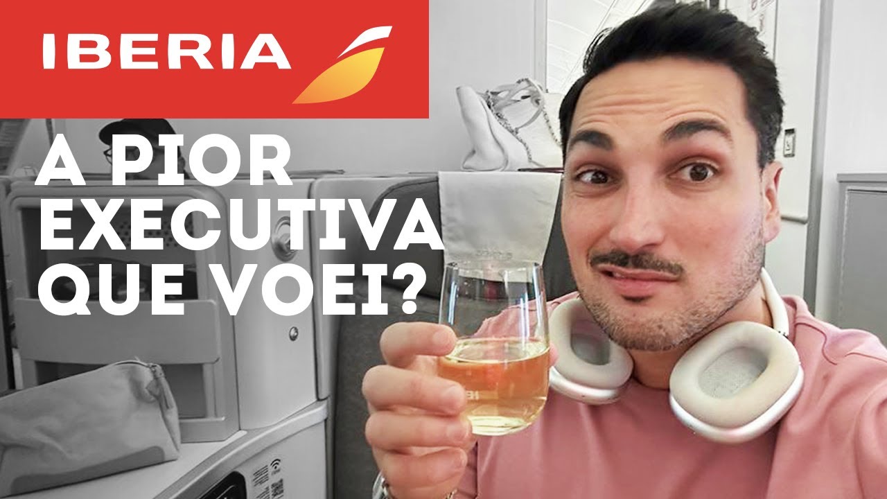 É boa? Como é voar na executiva da Ibéria da Espanha ao Brasil por R$1.300? - Estevam Pelo Mundo