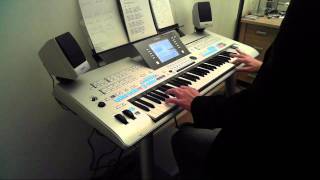 Yamaha Tyros 4 The Shadows - SleepWalk Hank Marvin Bruce Welch Jet Harris Tony Meehan