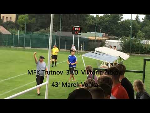 Hattrick Marek Voňka, MFK Trutnov   Viktoria Žižkov, 28.8.2019
