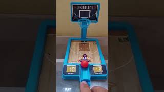 NOT EASY SHOT IN MINI BASKETBALL GAME DESKTOP. #YOUTUBESHORT #SHORTS #MINIBASKETBALLTOYGAME