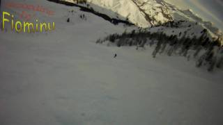 preview picture of video 'Skiing in Arabba -  Fodoma -  pista nera n.3 Porta Vescovo'