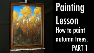 Download lagu How To Paint - Part 1 - yellow poplar tree acrylic painting lesson, start to finish with Tim Gagnon mp3