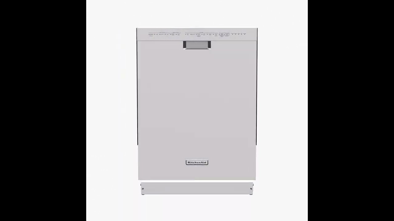 Dishwasher KitchenAid KDFE304DWH 3D Model