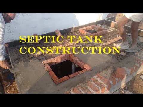 Septic tank slab construction || watch #civiltechconstructions