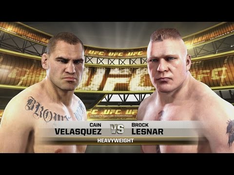 EA Sports UFC - Cain Velasquez vs. Brock Lesnar Fight 1 War