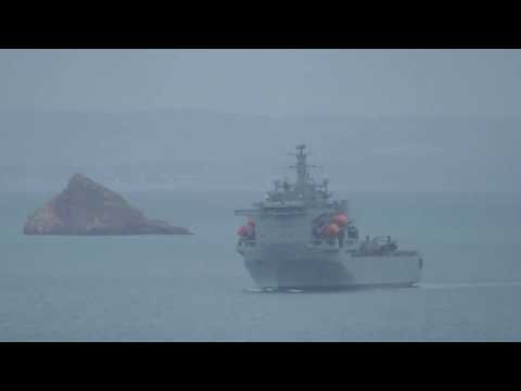 RFA Argus In Torbay 25/09/2019