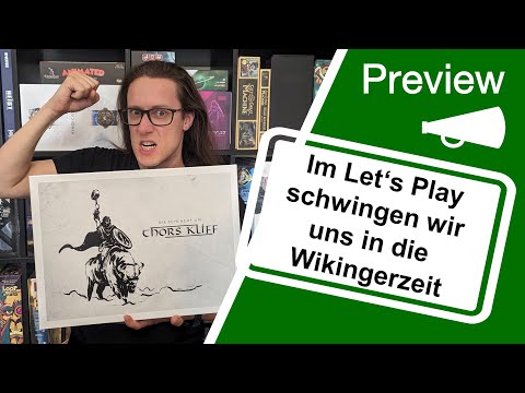 #Preview + Let's Play - Die Schlacht um Thors Kliff (Timo Zett 2022) | Unkooperatives Brettspiel