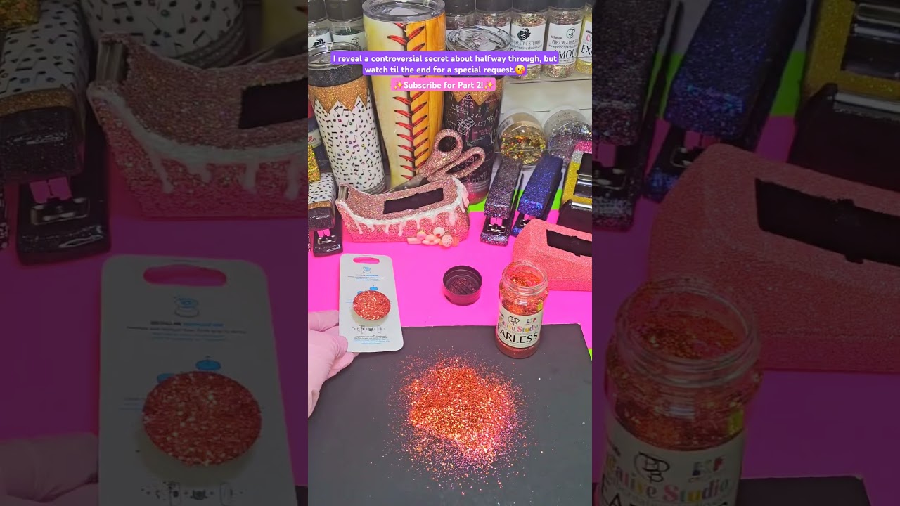 PART 1: PDB Glitter Phone Case #glitter #phonecase #tutorial #handmade #diy #crafting #custom