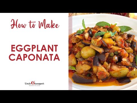 ( Episode 46 ) Eggplant Caponata Recipe  | Uncle Giuseppe's Recipes